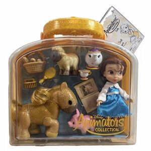 Disney Animators' Collection Belle Doll Set with Golden Horse